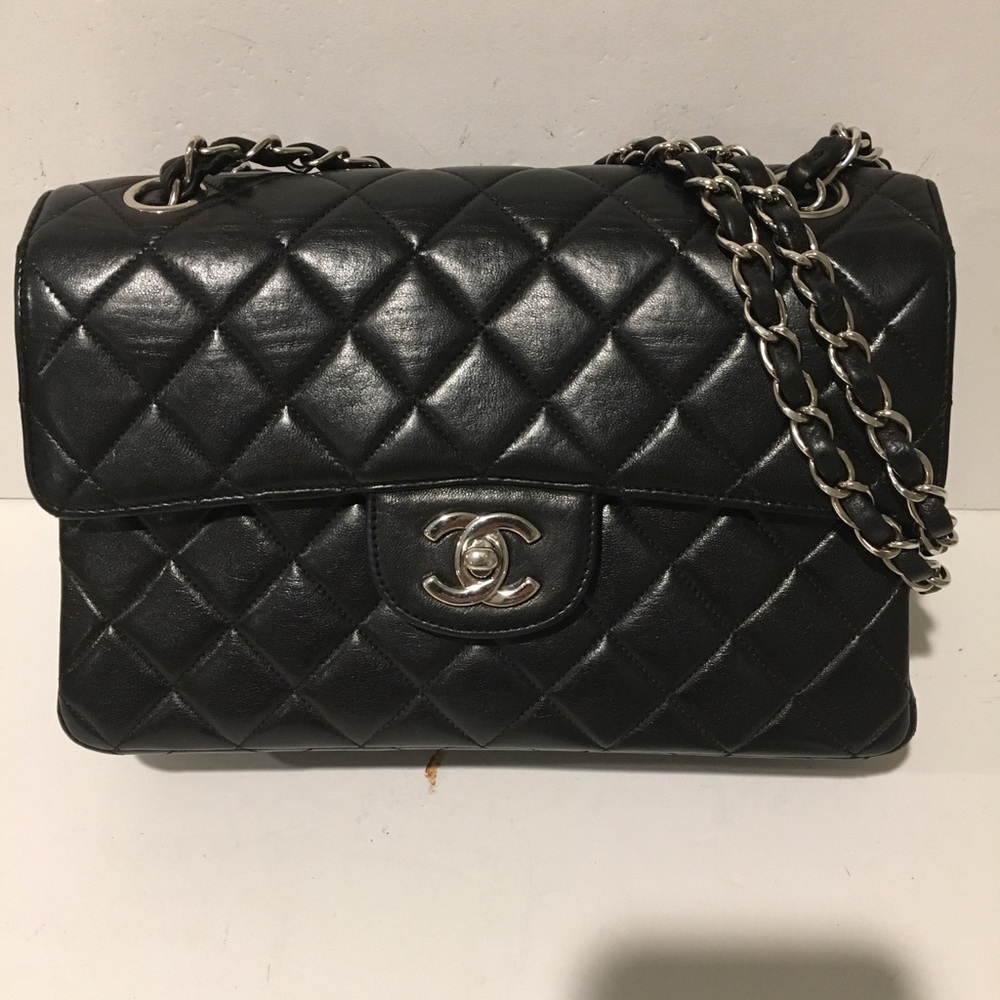Authentic Chanel flap double sided